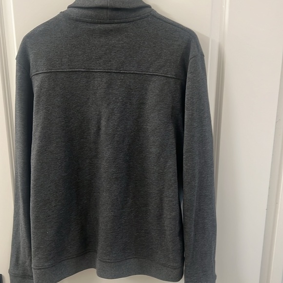 TED BAKER Gray Knit Terry Button Front Cardigan Sweater - Picture 9 of 16